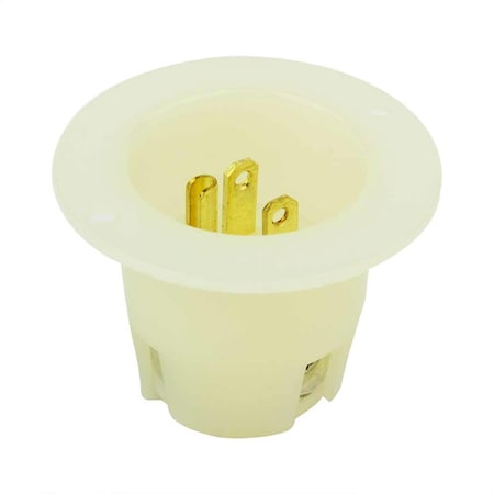 Superior Electric Straight Blade Plug, 6-20P, 20 A, 250V AC, 2 Pole, Grounded YGF130